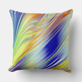 Almofada Padrão de tecido clássico de multicores vibrante d