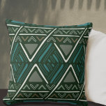 Almofada Padrão de Tendy Boho Mud Cloth<br><div class="desc">O padrão moderno de decor em casa com motivos étnicos. Trendy Bohemian Interior impressão. Design de seta zag Zig.</div>
