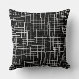 Almofada padrão de textura de juta com trama cruzada modern