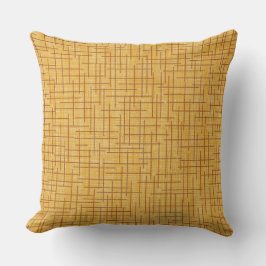 Almofada padrão de textura de juta com trama cruzada modern