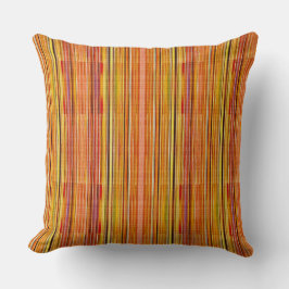 Almofada padrão de textura de linha laranja