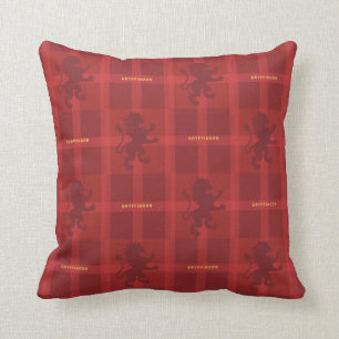 Almofada Padrão de Xadrez Escocês GRYFFINDOR™