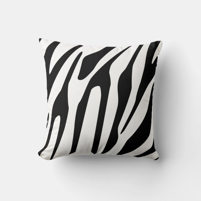 Almofada Padrão de Zebra (Frente)