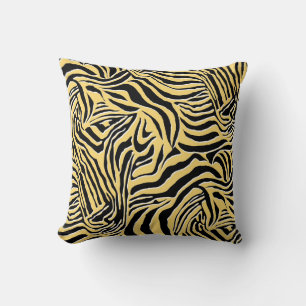Almofada Padrão de zebra sem costura, animal. papel de pare