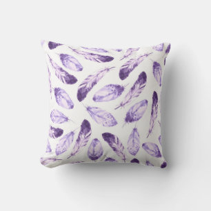 Almofada Padrão decorativo sem soldadura com penas. Waterco