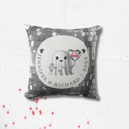 Almofada Padrão Design do Namorados do do Ghost Silver