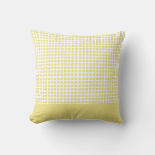 Almofada Padrão do Bolinhas Amarelo