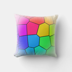 Almofada Padrão do Na moda Rainbow