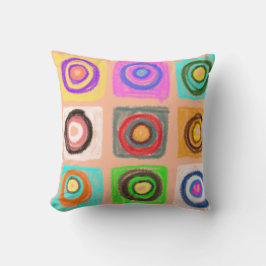 Almofada padrão dos círculos