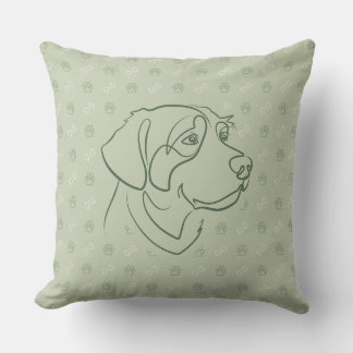 Almofada Padrão Dourado Retriever