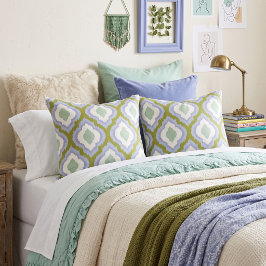 Almofada Padrão Ecletismo Retro Ikat