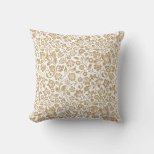 Padrão Floral Botânico em Ouro Elegante