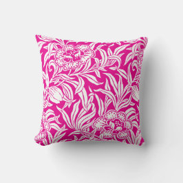 Almofada Padrão Floral Botânico Vintage Art Nouveau