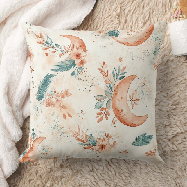Almofada Padrão Floral Celestial (6) (Cobertor)