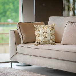 Almofada Padrão Floral de Farmhouse