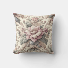 Almofada Padrão Floral Elegante Vintage