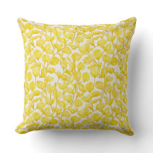 Padrão floral em amarelo