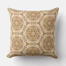 Almofada Padrão Floral Geométrico Nouveau