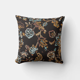 Almofada Padrão Floral Invisível da Vintage. Textura desenh