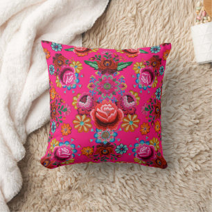 Almofada Padrão Floral Japonês