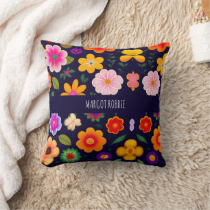 Almofada Padrão Floral Mini Exótico Flores