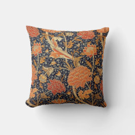 Almofada Padrão Floral Vintage William Morris Cray