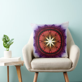 Almofada Padrão fractal simbólico místico