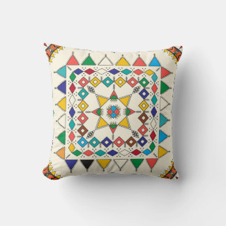 Almofada Padrão geométrico repetitivo decorativo inspirado 