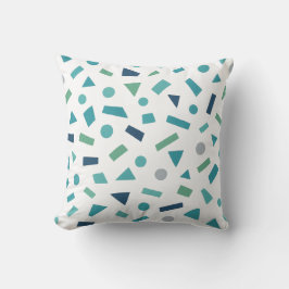 Almofada Padrão Geométrico Retroativo - Design de Estilo Me