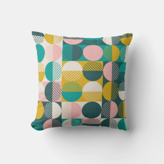 Almofada Padrão geométrico sem descontinuidades do abstrato
