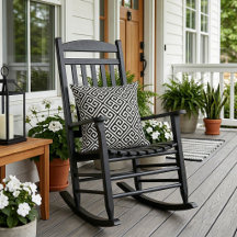 Padrão Grego Preto e Branco em Chave