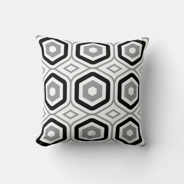 Almofada Padrão hexagonal (Frente)