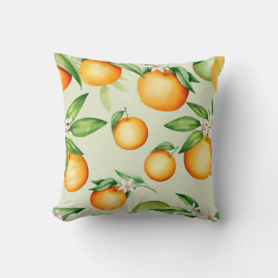 Almofada Padrão laranja