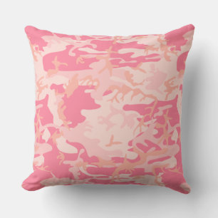 Almofada Padrão legal de Camuflagem Rosa