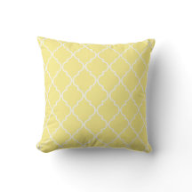 Padrão marroquino de Quatrefoil Amarelo-limão
