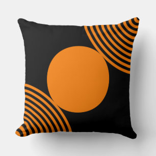 Almofada Padrão Miçanga No Travesseiro decorativo Preto E L