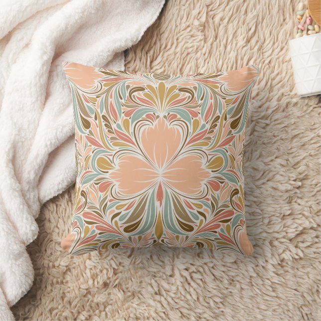 Almofada Padrão moderno Art Nouveau Boho (Cobertor)