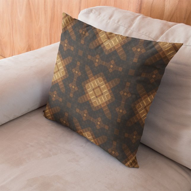 Almofada Padrão nativo geométrico sem costura abstrato (Criador carregado)
