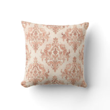Padrão Ornamental de Aquarela de Damasco de Pêsseg