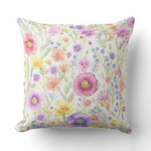 padrão pastel de flores silvestres suaves