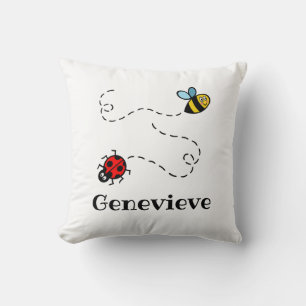 Almofada Padrão Personalizado de Bumblebee e Ladybird Ocup
