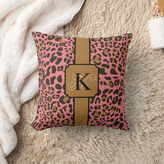 Almofada Padrão Personalizado de Impressão Animal Leopard J (Cobertor)
