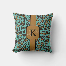 Almofada Padrão Personalizado de Impressão Animal Leopard J