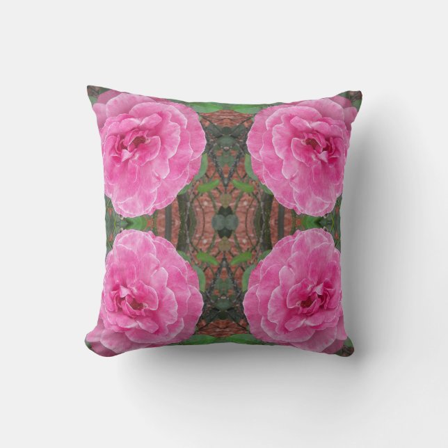 Almofada Padrão rosa rosa rosa rosa rosa (Frente)