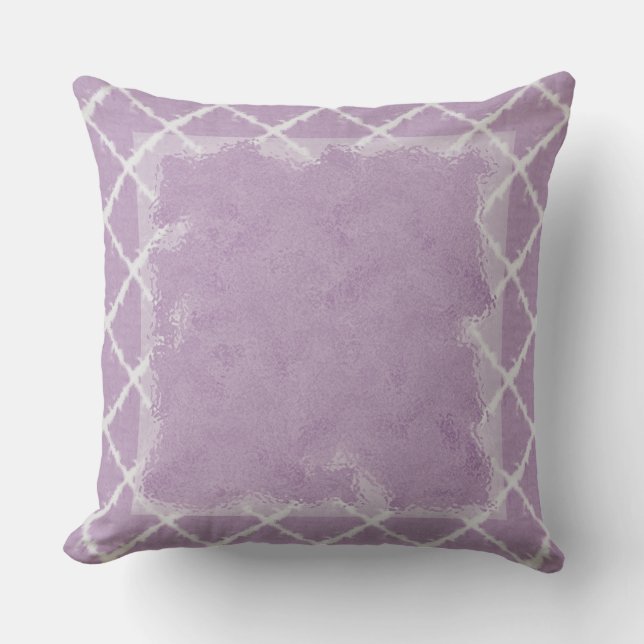 Almofada Padrão Roxo (Frente)