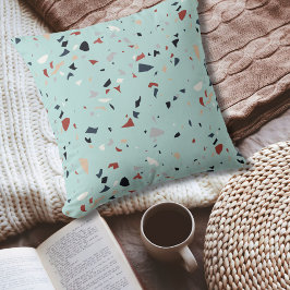 Almofada Padrão Terrazzo do Meio século moderno