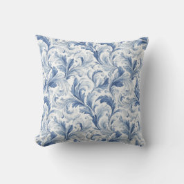 Almofada Padrão Toile de País Francês Azul