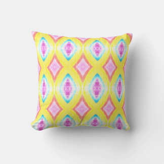 Almofada Padrão Tropical Pastel Diamond