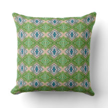 Padrão Único Verde Azul Cinza