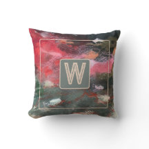 Padrão vermelho abstrato verde da cor aquática do 